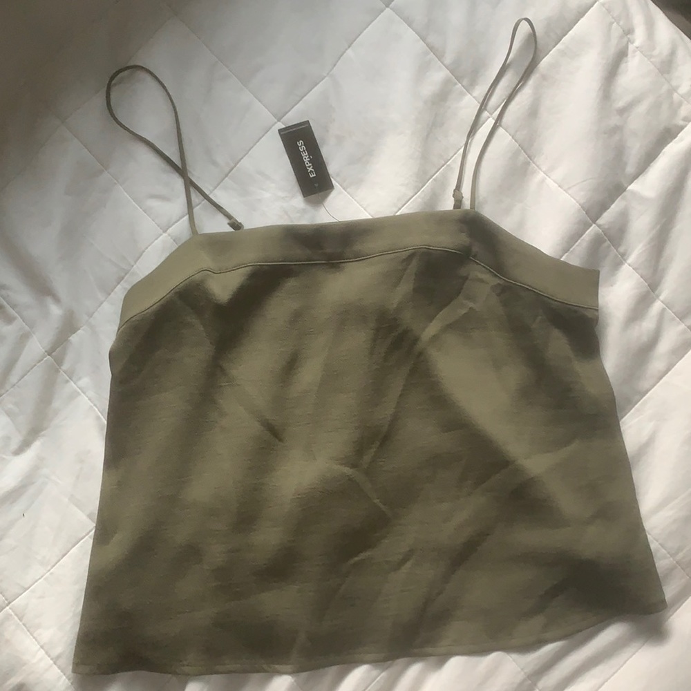 Express green top